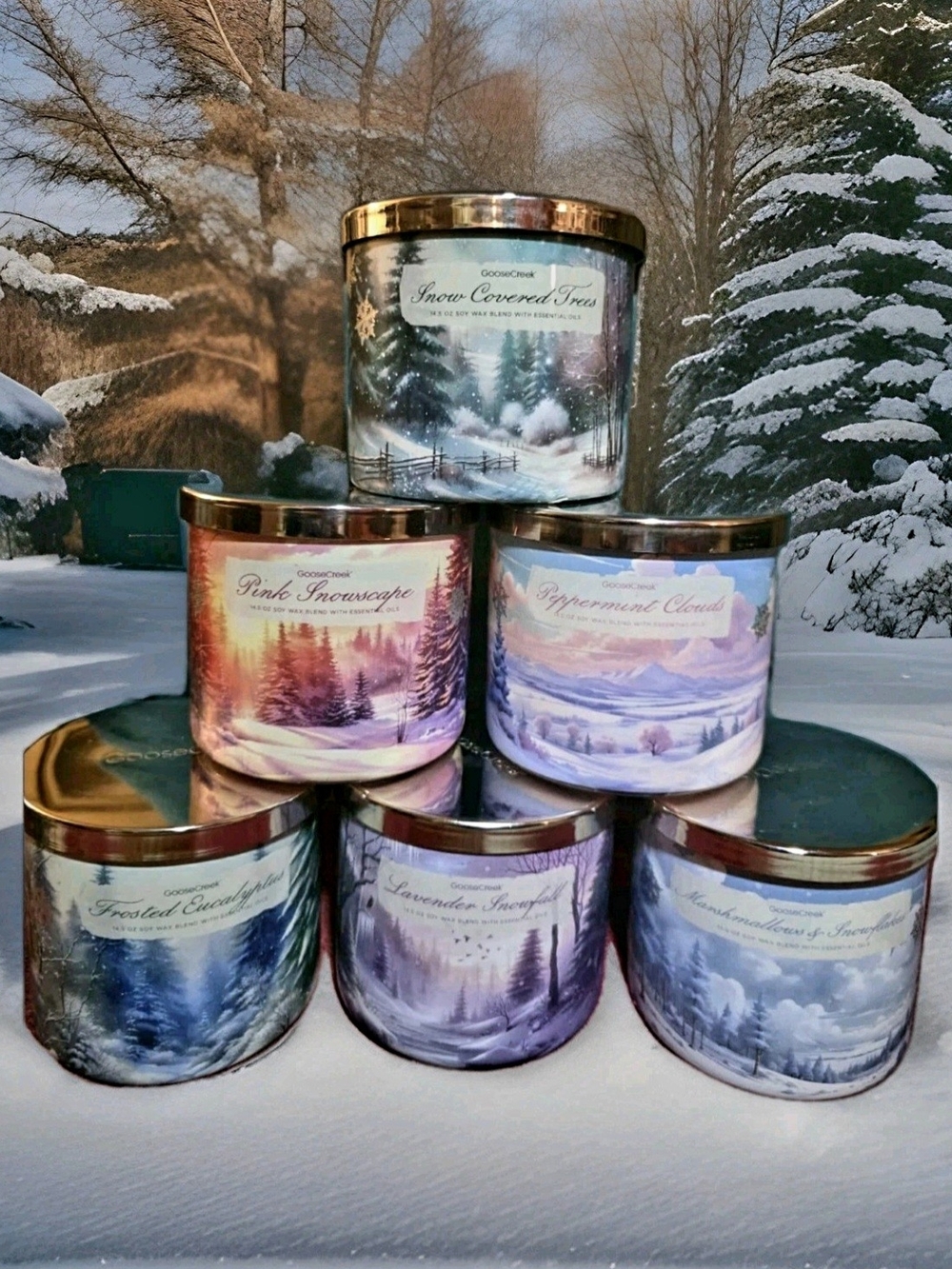 Goose Creek Limited Edition Winter FULL COLLECTION SET OF 6. NOT SOLD SEPARATELY